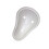 Roller Hockey Protective Cup for Training, Molded Groin Guard Insert White S 1