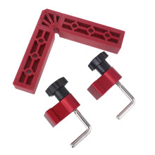 Durable Positioning Squares Corner Clamps for Woodworking Craftmanship Use Red 140MM