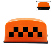 Plastic Shell Vehicle Light Sign for Temporary Visibility and Tangerine magnetic 5V USB