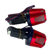 Quick Release Bike Handlebar End Plugs Aluminum Handlebar Counterweight Plug Red