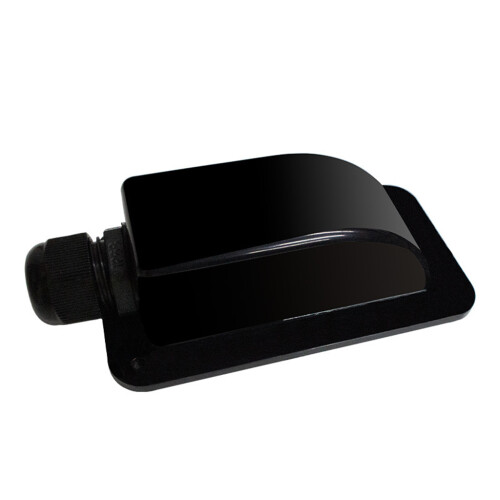 Solar Panel Junction Box Plastic Connector 1/2 Hole Roof Cable Entry BLACK Single hole