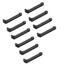 Compacted Hanging Tool Rack Support Set for Neat Tape Storage in Work Areas Black
