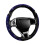1 Set Segmented Rhinestones Style Steering Wheel Trim Set for Daily Driving Blue 1