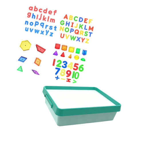 Kids Sensory Drawing Board LED Light Table with Clear Tracing Panel and Cable Green