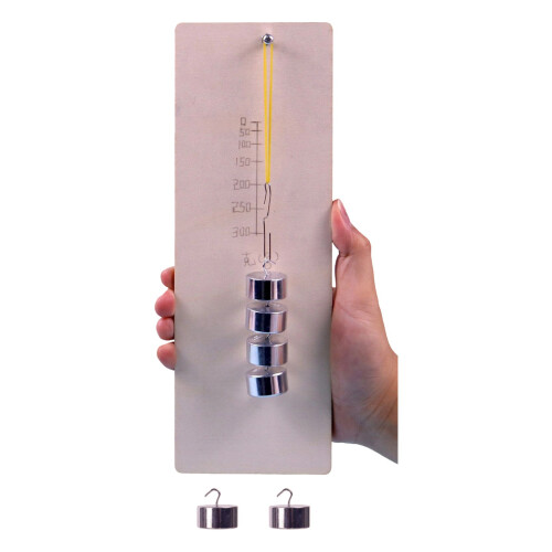 Handheld Force Experiment Board for Science Class Demonstrations rubber band