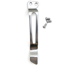 Steel Pocket Clip for Folding Cutter Replacement for Outdoor Daily Carry White