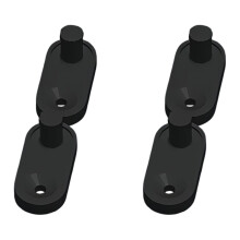Space Saving Wall Bracket Holders For Chargers Easy Installation No Tool Needed Black