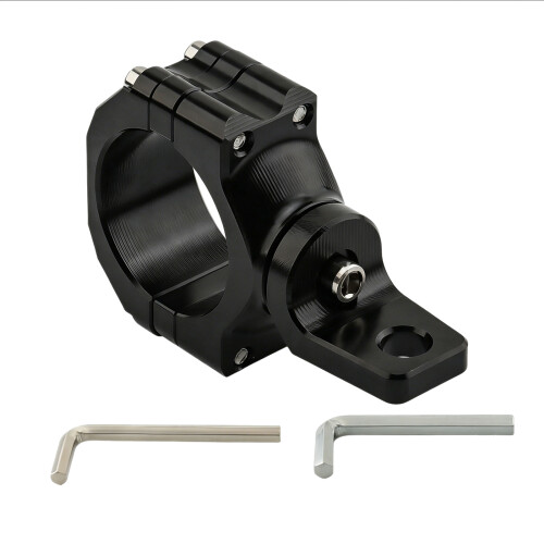 Black Finish UTV Round Bar Bracket for Round Tube Mounting Use