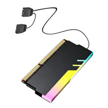 Metal Cooling Module for DDR5 DDR4 DDR3 DDR2 Memory Gaming High Super Lighting Black