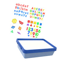 Children Light Up Tracing Board LED Light Table with Clear Panel and USB Power Blue