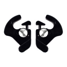 2Pcs Aluminum Alloy Rotary Sissy Bar for Motorcycle Wearproof Luggage Rack Clip