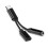 Convenient for3.5mm  Most Type-C to Digital Audio Adapter Cable Black 1