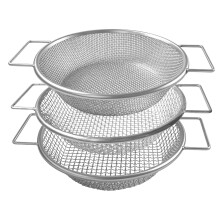 3 Piece Garden Mesh Sifter Set for Soil Screening and Cleanup