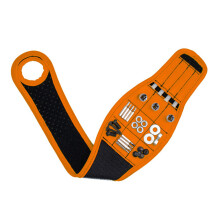 Magnetic Wristband Fastener Wrist Wrap for DIY Repair and Assembly Tasks Orange. color