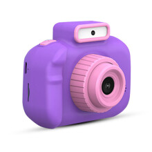 Kids Video Camera for Children Toddlers Selfie Digital Camcorder 1080P Dual Lens Purple