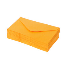 Pack of 50 Colorful Envelopes Mixed Colors 2.4'' x 4'' for Wedding Party Yellow