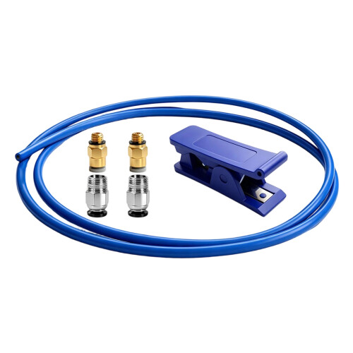 PTFE Guide Tube Set with Cutter Replacement for 3D Printer Repair Tasks Use