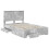 VidaXL vidaXL Bed Frame Concrete Grey 120 x 190 cm Engineered Wood 3