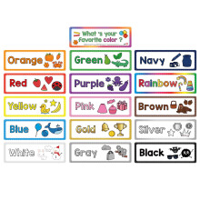 Word Cards Design With Paper And Cute Graphics To Build Basic Vocabulary Skills