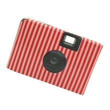 Striped Pattern Disposable 135 Camera Preloaded Film 8/17/24 Shots Portable 24 pictures
