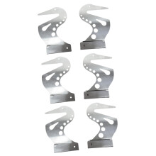 Artistic Metal Hand Mount Bracket Rack For Painting Easel Stable Artwork Support 3 pairs