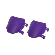 Plastic Motorcycle Front Number Plate Panel Set, 2 Piece Trim for X/S Purple