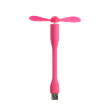 Compact USB Fan with LED Lights for Better Airflow and Illumination Pink