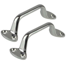 Boat Mount Grab Handle 1 Pair, Stainless 6 Inch Pull for Access 6 inches 316