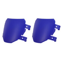 2 Piece Plastic Motorcycle Front Fairing Panels for X/S Custom Builds Blue
