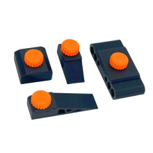 4Pcs Sandpaper Holder Plastic Hand Sander Set Manual Hand Sanding Block Seet Black