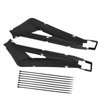 Rear Swingarm Side Cover Kit with Pair Guards for Electric Dirt Bikes Black
