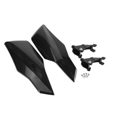 Hard Shell Guard Kit for Motorcycles with Left Right Covers and Screws Black