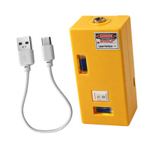 Mini Magnetic Line Level with Bubble Vials for Cabinet Placement Yellow