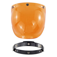 UV400 for Protection Retro Visor for Bicycle Motorbike Helmet Bubble Shield Lens BK HP