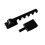 Motorhome Window Limiter with Two Piece Design for Daily Ventilation Control Black 1