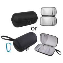 Waterproof Travel Bag EVA Shockproof Hard Bag for Explore Speaker Travel Black