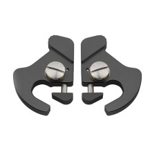 Backrest Luggage Rack Docking Latches Clip Detachable Luggage Rack Mounting Clips Black