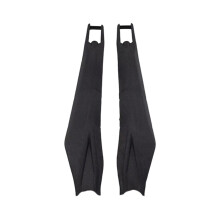 Motorcycle Rear Swingarm Guard Cover Pair, Black Rear Swing Arm Protector Set