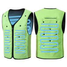 Cooling Vest Work Layer for Summer Outdoor Tasks and Daily Heat Fluorescent color XXL