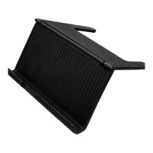 Hinged Mahjong Tile Holders Tile Rack for Repeated Home Play and Game Nights type black