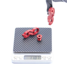 RISK Rear Derailleur Extender Bicycle Frame Gear Link Hanger Extension for 32-52T Cassette MTB Road Bike Tail Hook Red