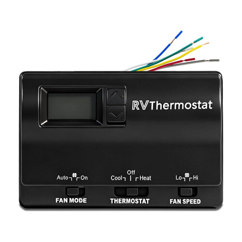 Motorhome Digital Thermostat Temperature Panel 8330D3351 LCD Heat Cool Control