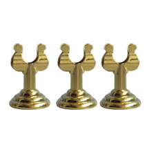 Counter Sign Clip 3 Piece Metal Note Card Stand for Price Cards, Place Cards small gold