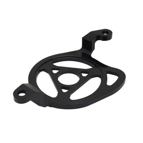 Anodized Motorcycle Protection Plate Designed For Harsh Off Roading Environments Black
