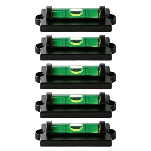Mounting Bubble Level for Frame Placement and Tool Alignment Work Leveling 5pcs