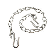 Utility Trailer Safety Chain 1 Meter, Metal Tow Hook Chain Link