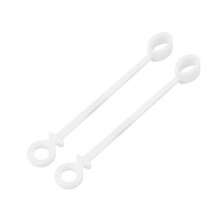 2PCS Charging Adapters Tablets Pen Pencil Anti Loss Silicone Cord 9.50CM White