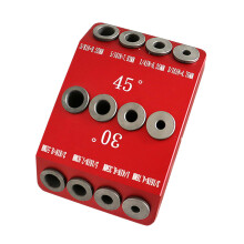 Multi-angle Woodworking Drilling Positioning Locator Used by Carpenters Red Single