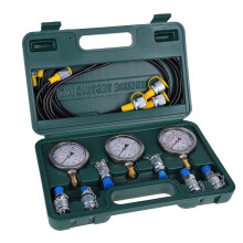 6 Test Couplings, 3 Pressure Gauges, 3 Test Hoses , Test Coupling 8700psi Max