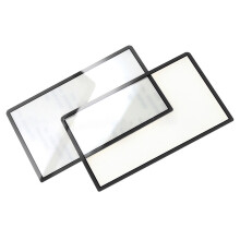 Replacement Glass Screen Lens for 3DS XL / New 3DS XL Game Console Repair Black